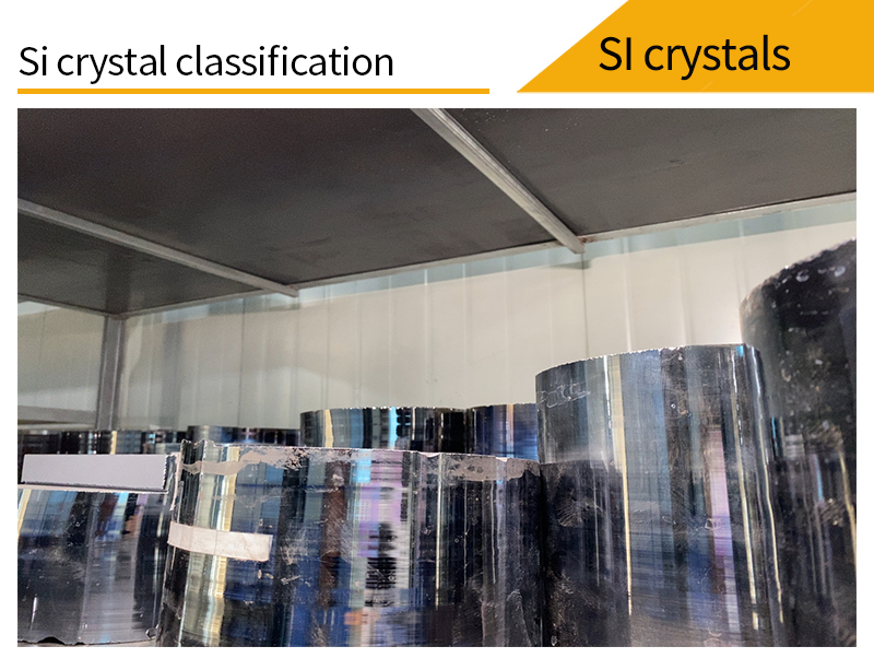 Cystal classification of silicon plano-convex lenses
